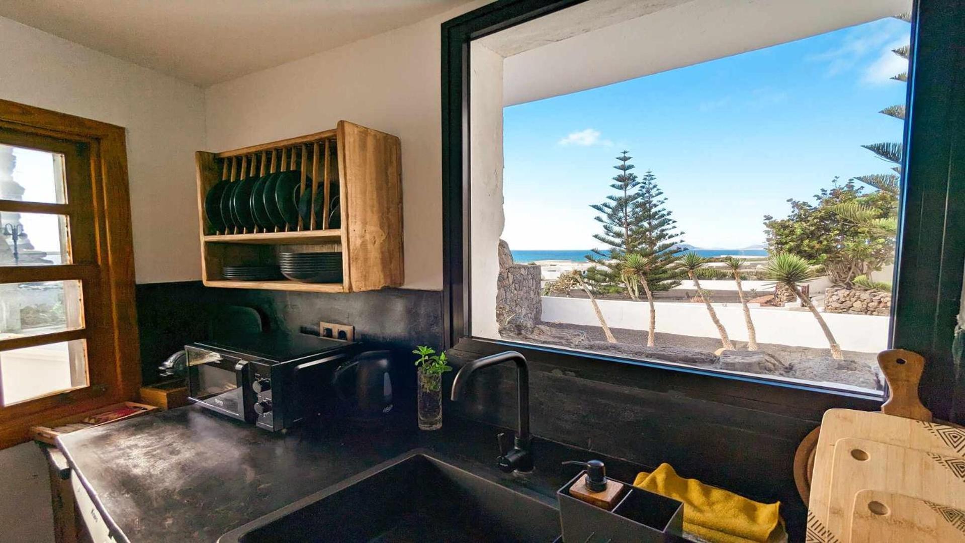 Bungalow Allende Famara Con Piscina Privada Y Ac Exteriér fotografie